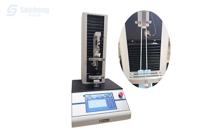 口罩帶斷裂強(qiáng)度測試儀_口罩帶拉力試驗(yàn)機(jī)_口罩耳帶靜拉力測試